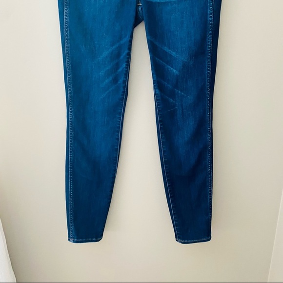 Madewell 10" High-Rise Skinny Denim Jeans Dark Blue Sz 26 - Picture 8 of 10